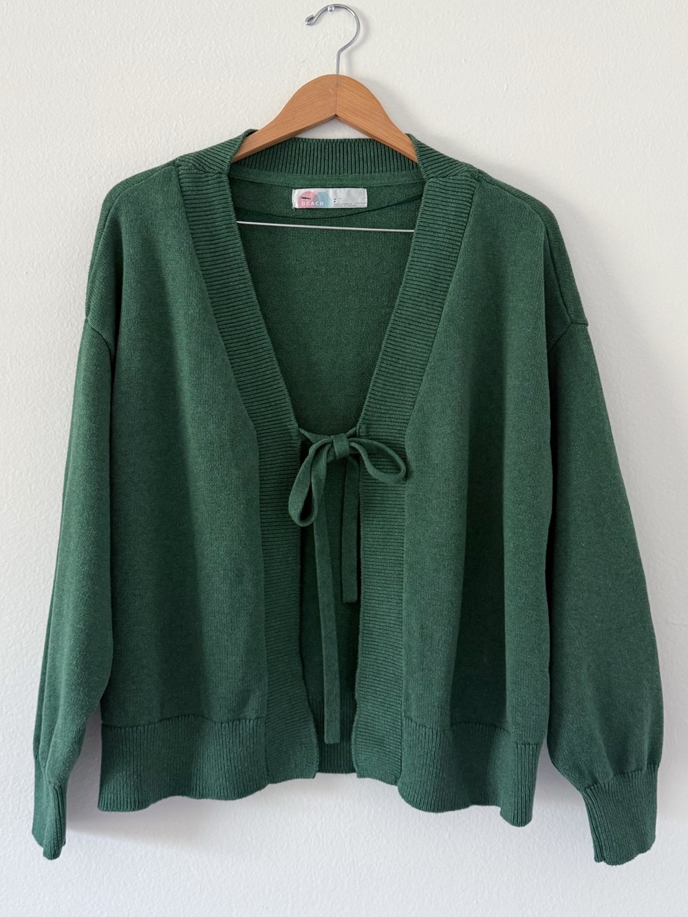 Free People Solar Sweater **Top Only** in Pine Heather Size Small Preloved